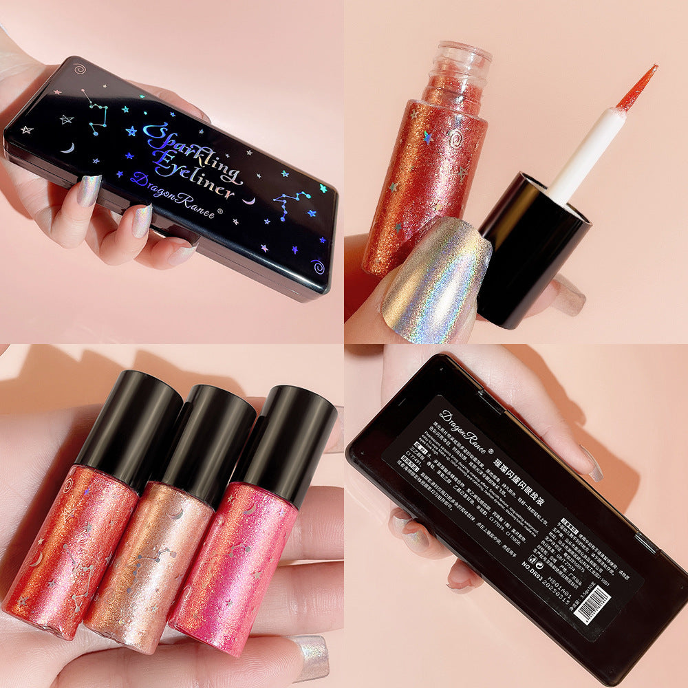 Monika Beauty Pageant Makeup 10-Pack Liquid Eyeliner Set Sparkling Diamonds