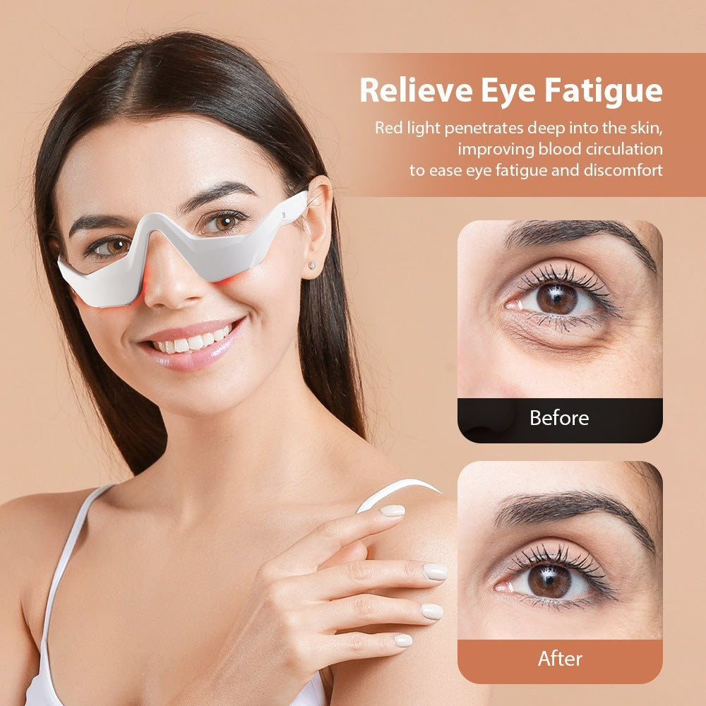 Monika Beauty Pageant Eye Massager Relieves Eye Fatigue Eyes Massage Glasses Eye Fatigue Relief Massager Under-Eye Glasses Massager