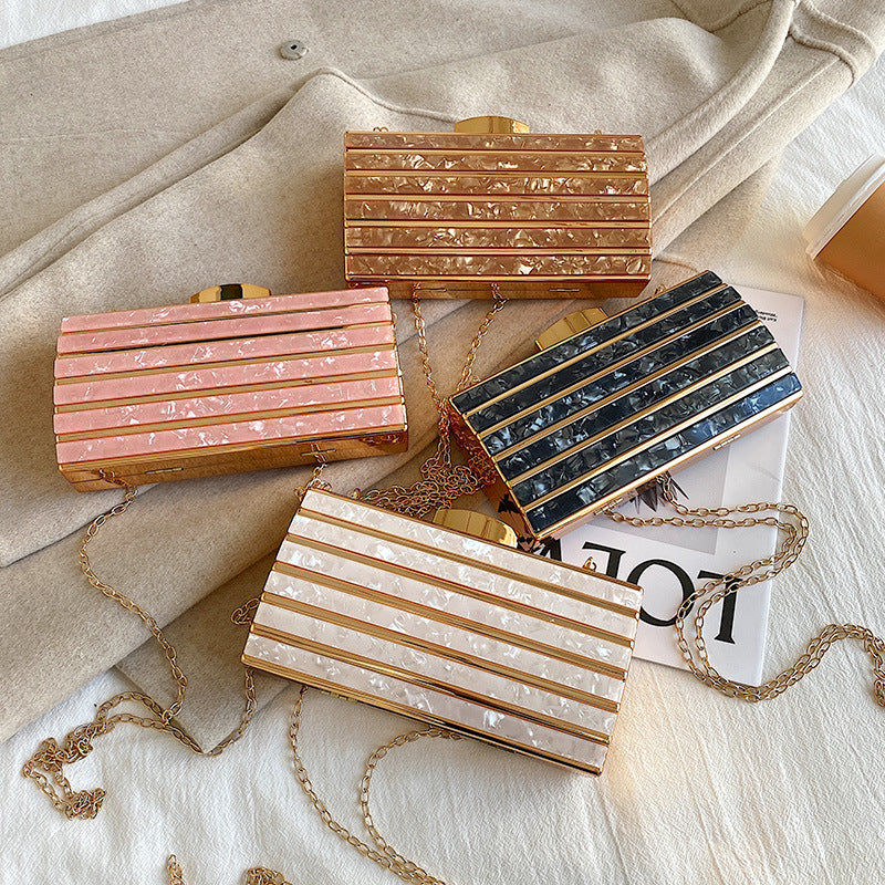 Monika Beauty Pageant Women's High-end Patch Acrylic Evening Bag