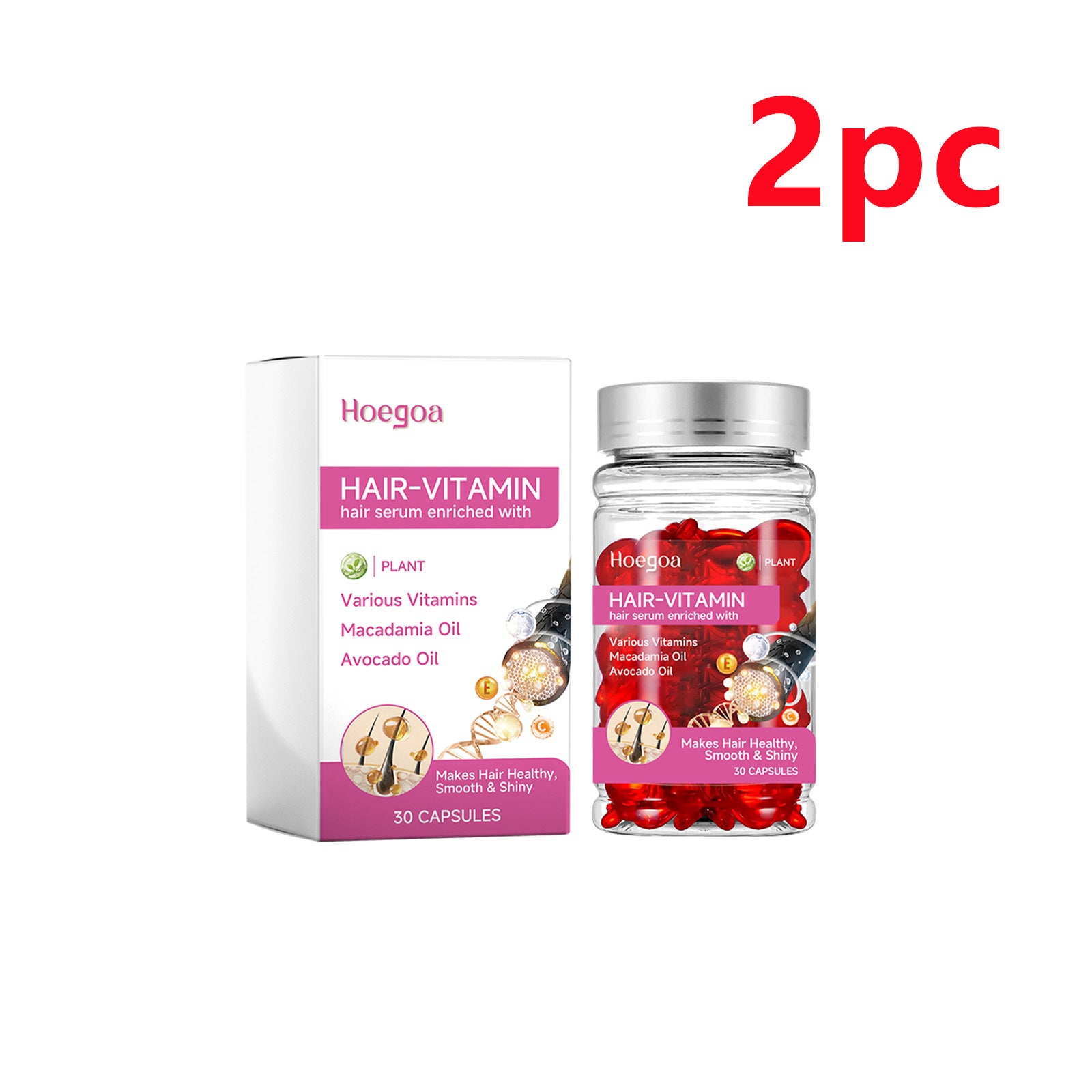 Monika Beauty Pageant Hoegoa Hair Care Hair Care Hair Tail Hairy Dry Strong Hair Silk Glossy Smooth Hair Care