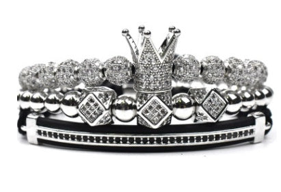 Monika Beauty Pageant Crown small triangle bracelet