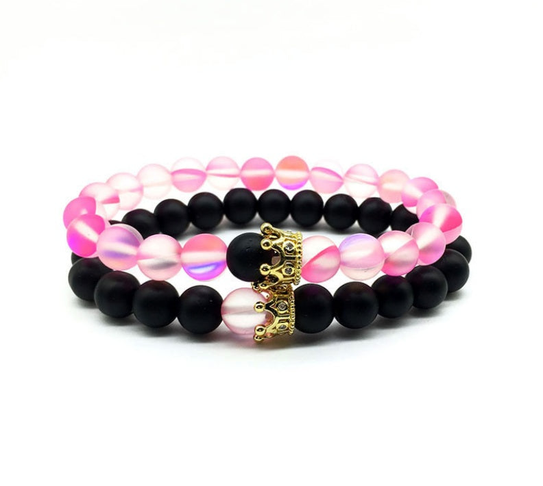 Monika Beauty Pageant Crown couple bracelet