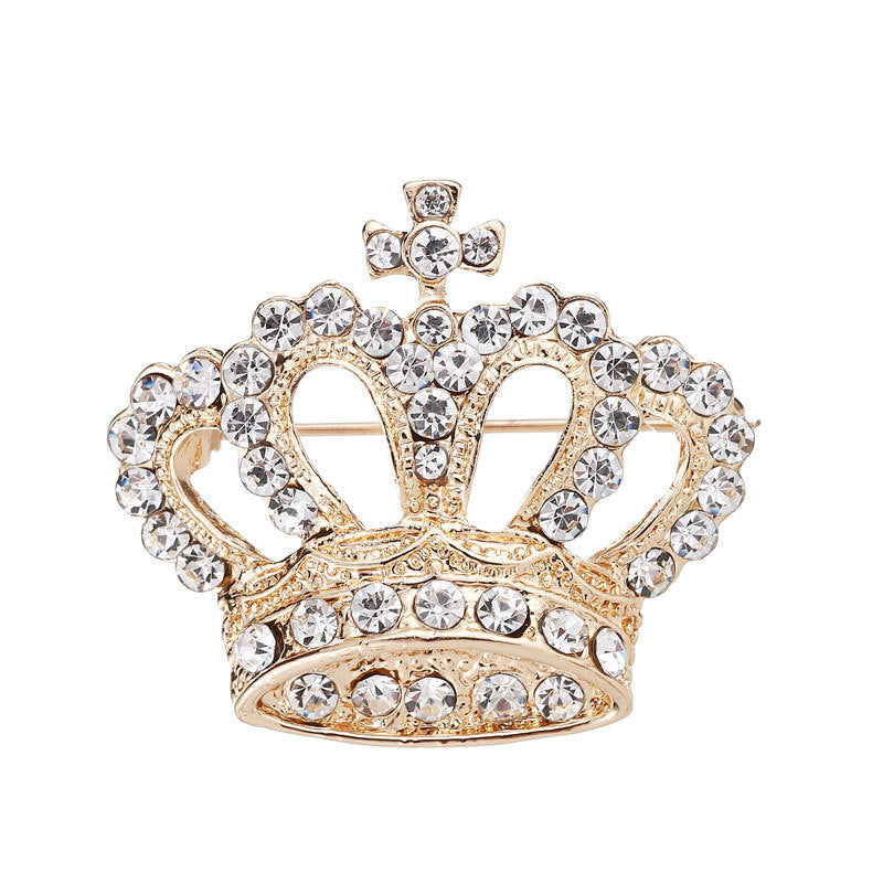 Monika Beauty Pageant Diamond Crown Brooch