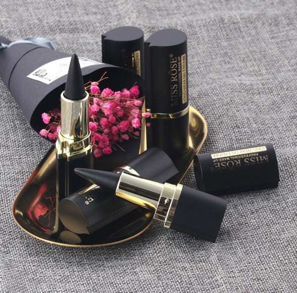 Monika Beauty Pageant Waterproof Black Eyeliner Liquid Eye Liner Pen Pencil Gel Beauty Makeup Cosmetic Eyelashes Waterproof Eye Liner Makeup Tool