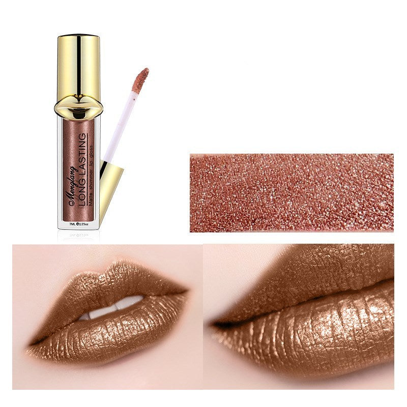 Monika Beauty Pageant Metallic Pearlescent Matte Lip Gloss