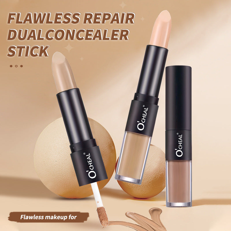 Monika Beauty Pageant Liquid Concealer Double-headed Contour Stick Three-dimensional Face Brightening