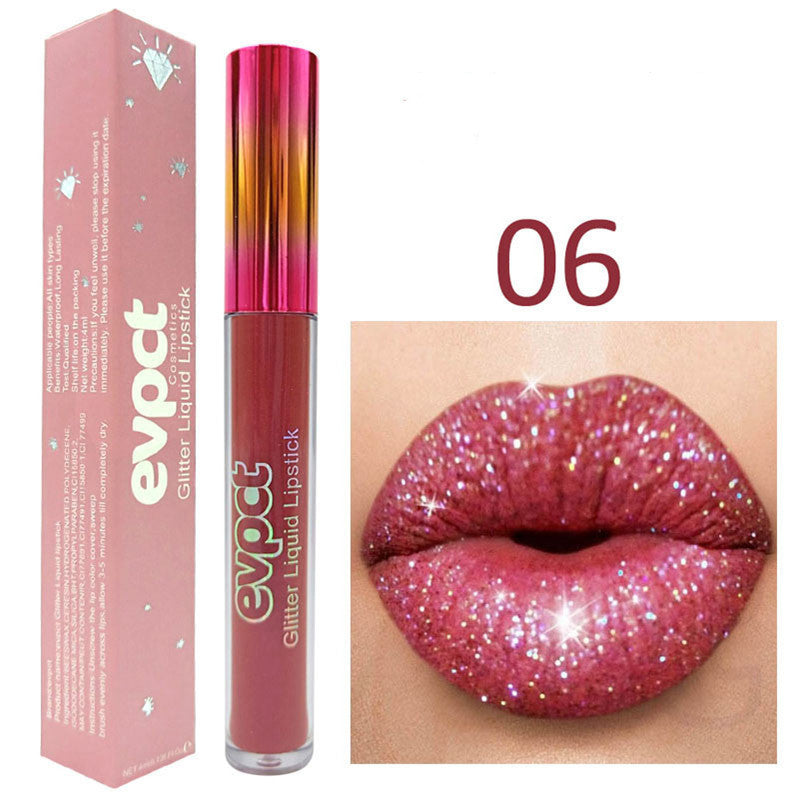 Monika Beauty Pageant Metallic lip gloss lipstick