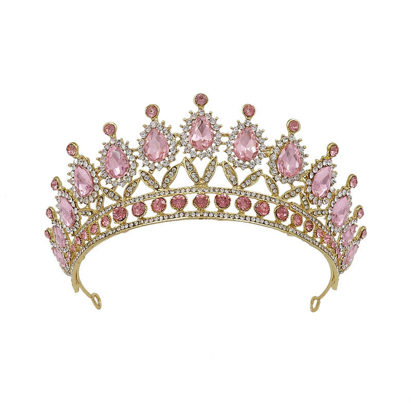 Monika Beauty Pageant Bridal Crown Baroque Princess Crown