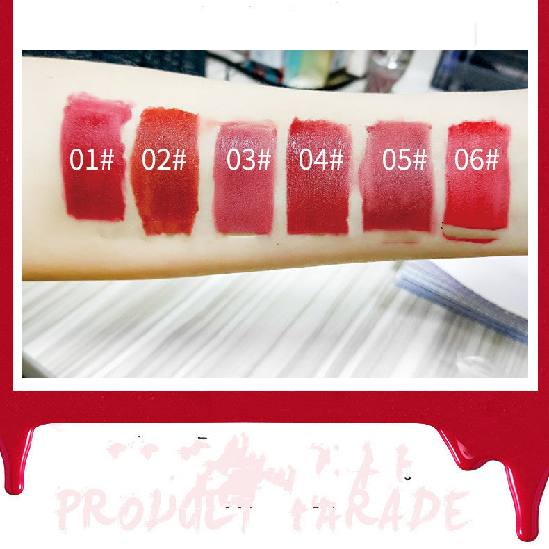 Monika Beauty Pageant Color Matte Silky Moisturizing Lip Gloss Cheap Student Lip Gloss