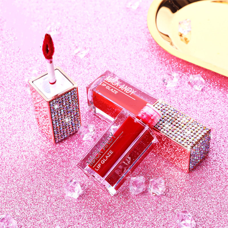 Monika Beauty Pageant Color Matte Silky Moisturizing Lip Gloss Cheap Student Lip Gloss