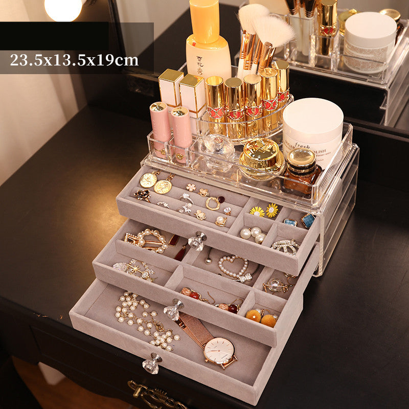 acrylic cosmetics drawer storage
