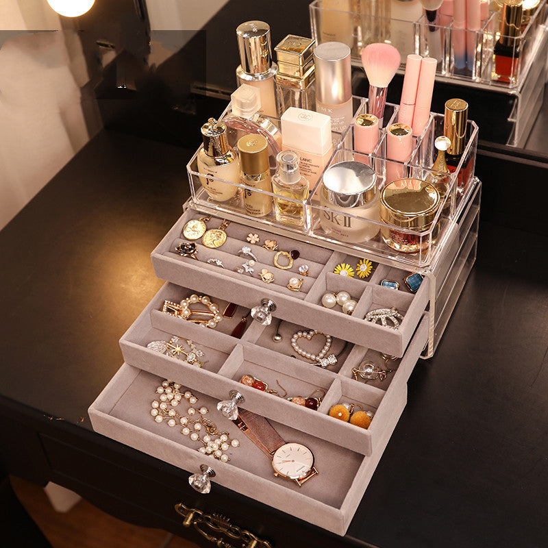 clear vanity organizer