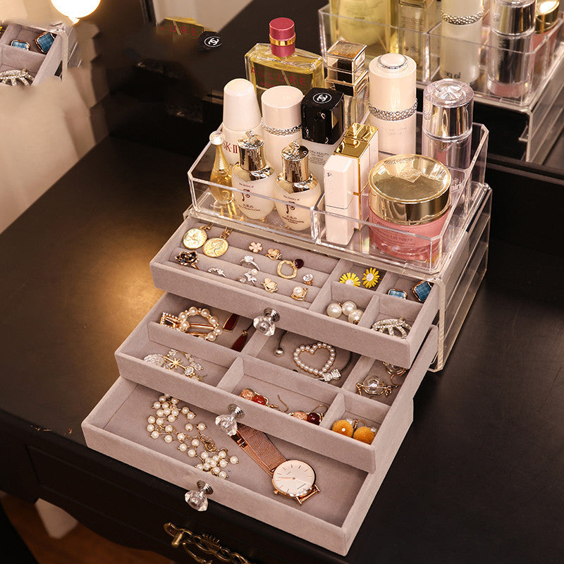 clear vanity organizer