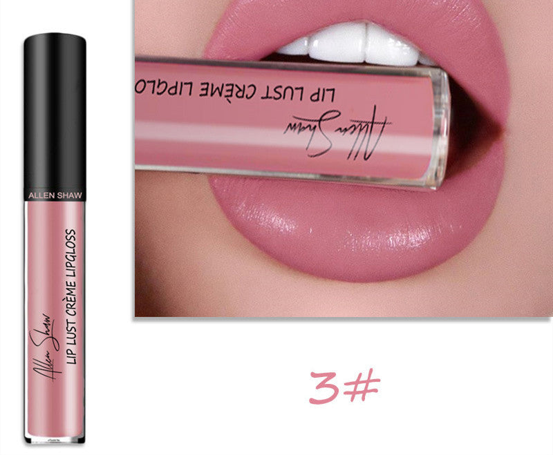 Monika Beauty Pageant Silky Cream Texture Lip Gloss Aliexpress Shopee Cross-Border Exclusive Lip Glaze Lip Gloss Lipstick