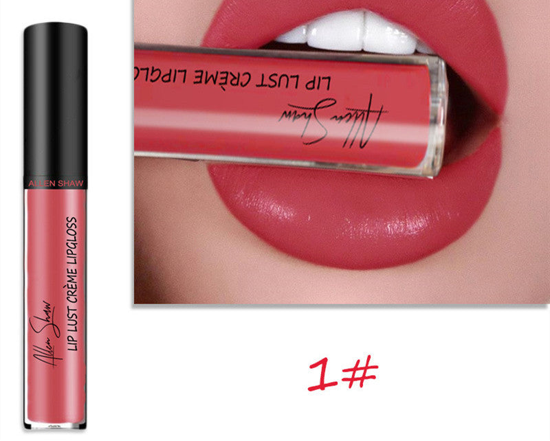 Monika Beauty Pageant Silky Cream Texture Lip Gloss Aliexpress Shopee Cross-Border Exclusive Lip Glaze Lip Gloss Lipstick