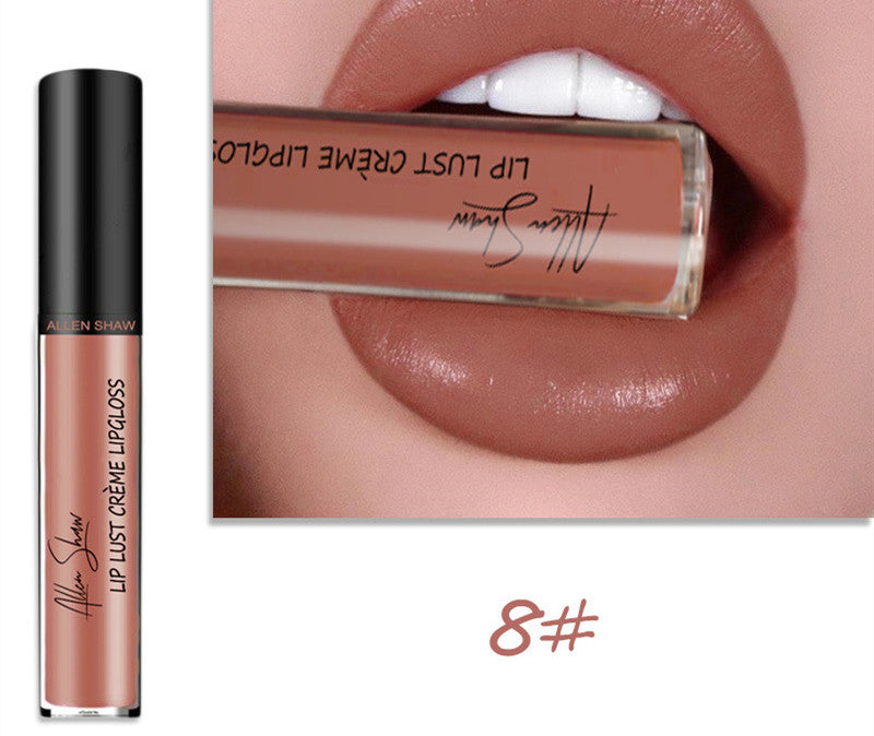 Monika Beauty Pageant Silky Cream Texture Lip Gloss Aliexpress Shopee Cross-Border Exclusive Lip Glaze Lip Gloss Lipstick