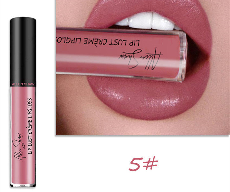 Monika Beauty Pageant Silky Cream Texture Lip Gloss Aliexpress Shopee Cross-Border Exclusive Lip Glaze Lip Gloss Lipstick