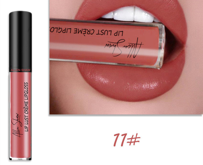 Monika Beauty Pageant Silky Cream Texture Lip Gloss Aliexpress Shopee Cross-Border Exclusive Lip Glaze Lip Gloss Lipstick