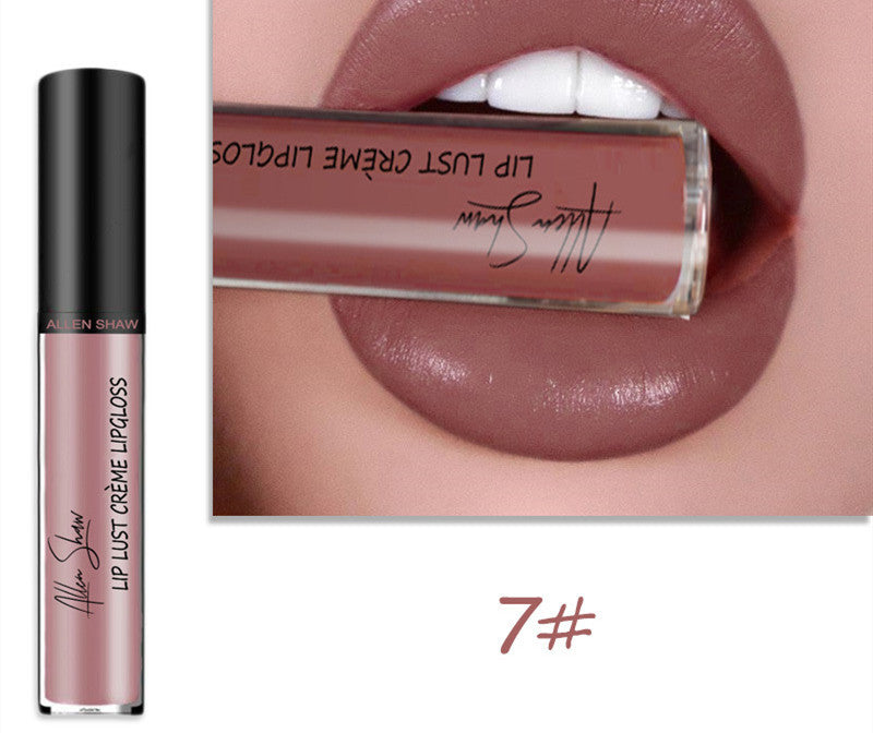 Monika Beauty Pageant Silky Cream Texture Lip Gloss Aliexpress Shopee Cross-Border Exclusive Lip Glaze Lip Gloss Lipstick