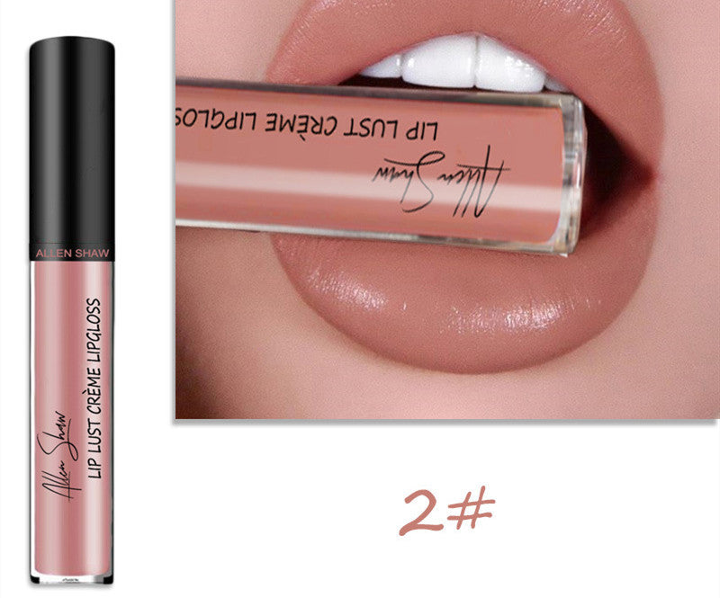 Monika Beauty Pageant Silky Cream Texture Lip Gloss Aliexpress Shopee Cross-Border Exclusive Lip Glaze Lip Gloss Lipstick