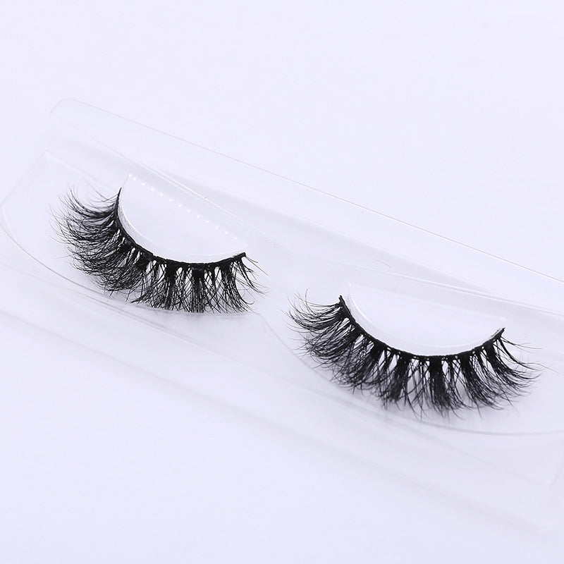 Monika Beauty Pageant Handmade 3D Mink Full Strip False Eyelashes - Family
