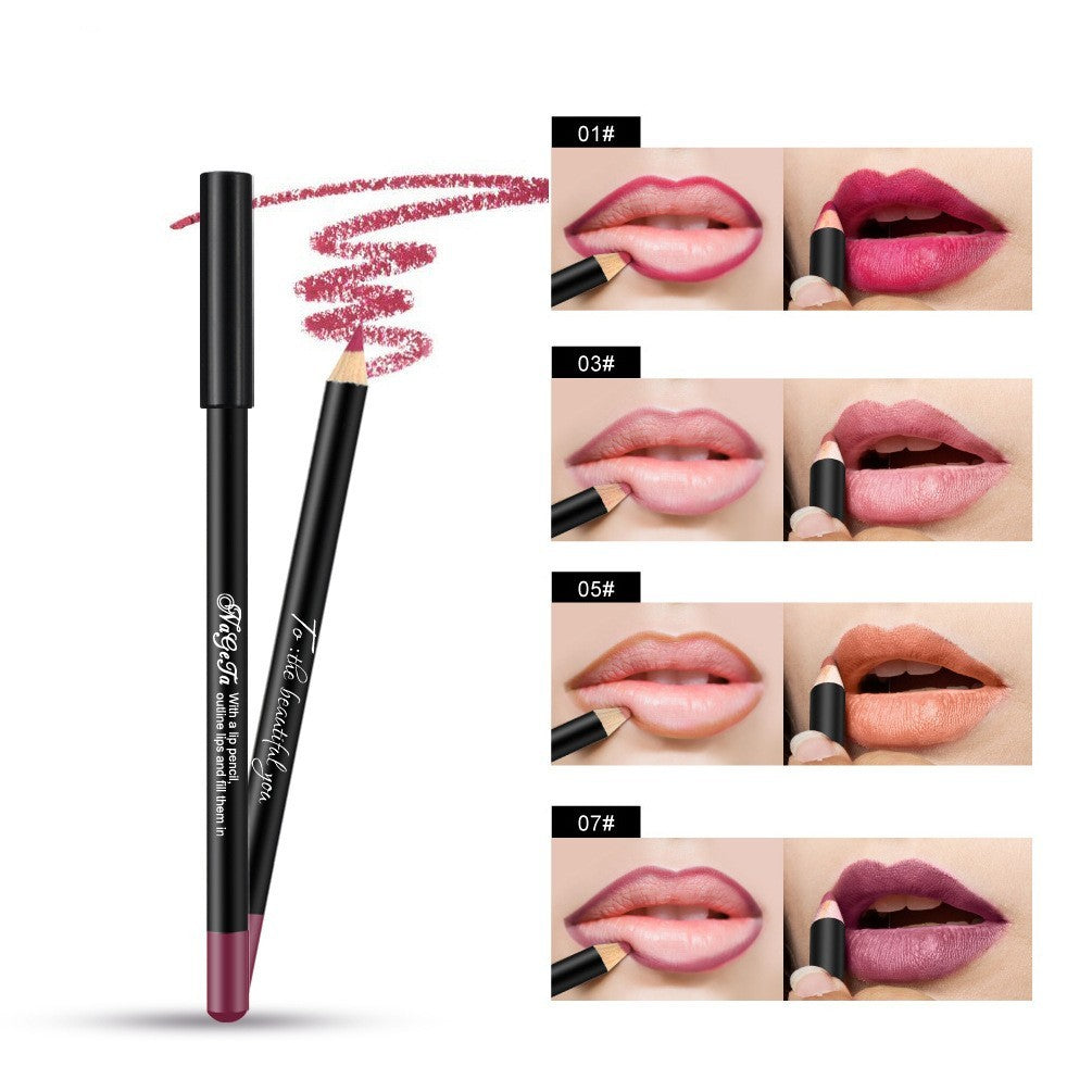 Monika Beauty Pageant 12 Colors Matte Lip Liner Single