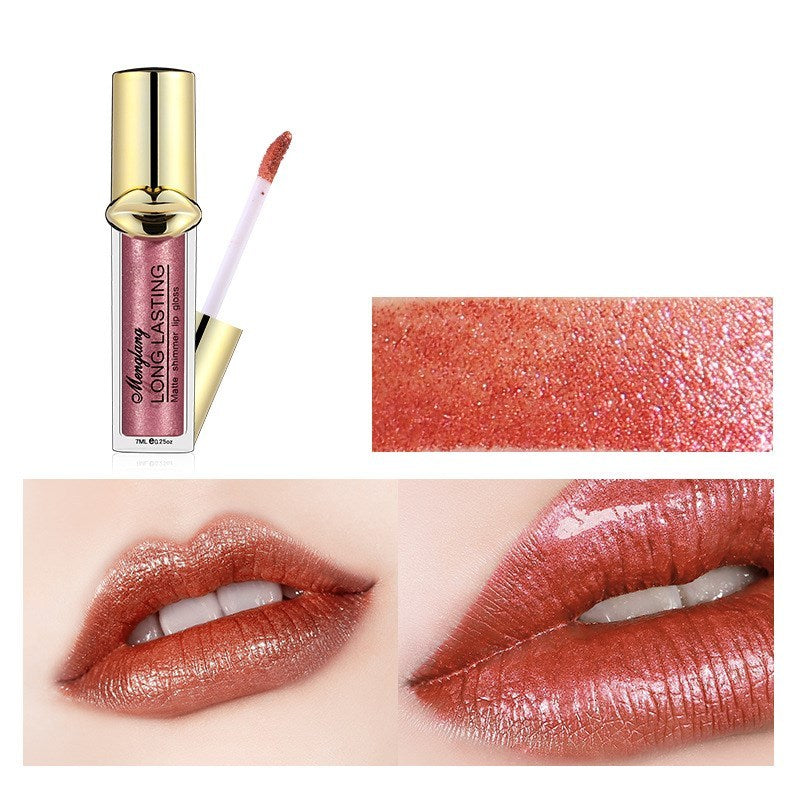 Monika Beauty Pageant Metallic Pearlescent Matte Lip Gloss
