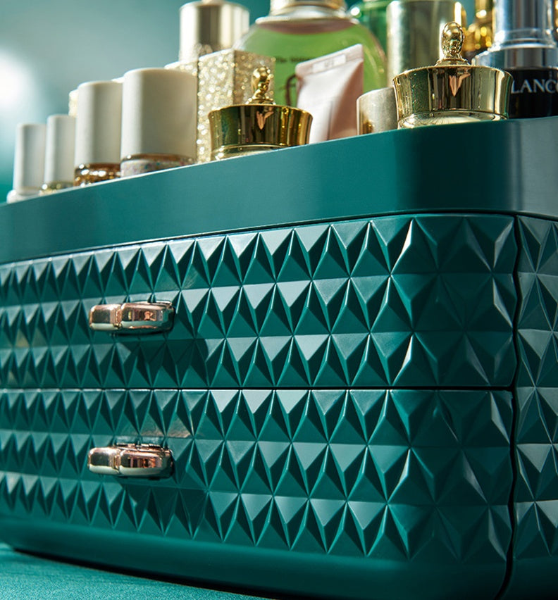 Monika Beauty Pageant Desktop dustproof cosmetics storage box