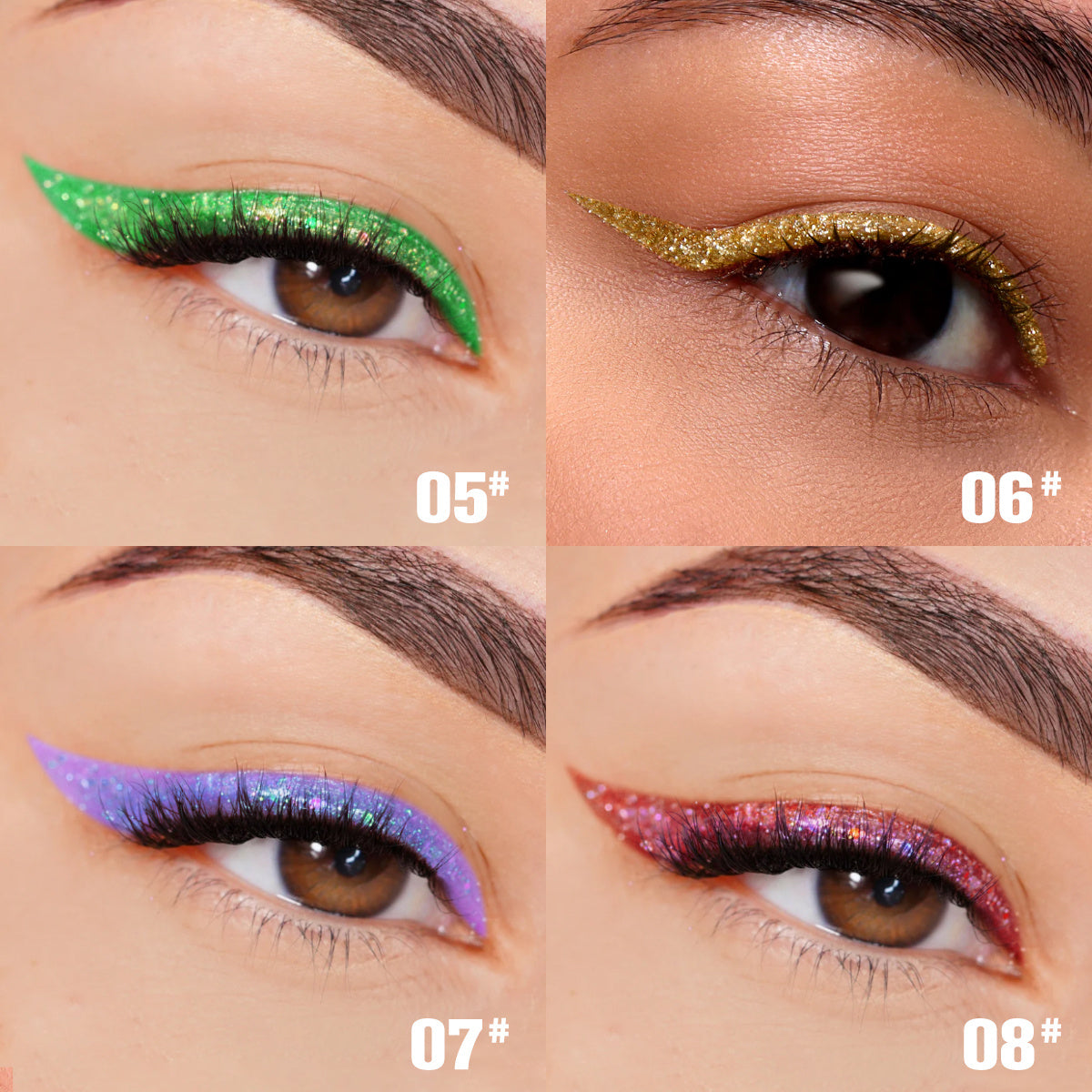 Monika Beauty Pageant PHOFAY Liquid Glitter Eyeliner Set