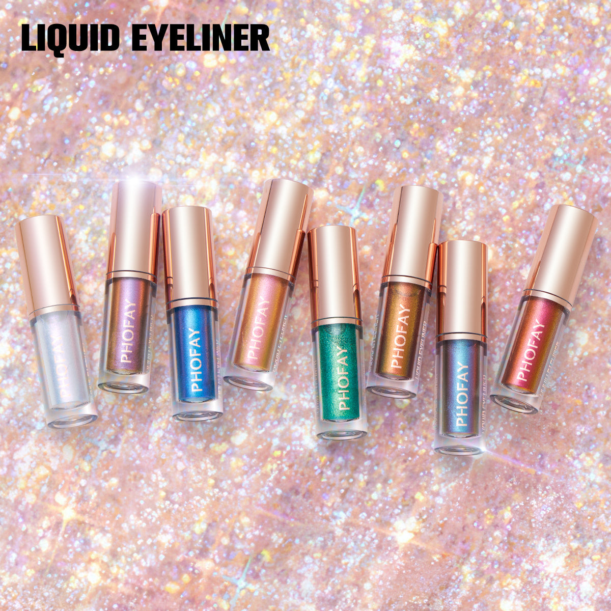 Monika Beauty Pageant PHOFAY Liquid Glitter Eyeliner Set