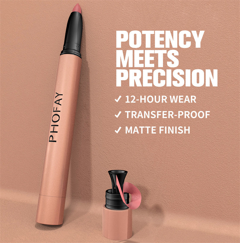 Monika Beauty Pageant PHOFAY MATTE LIP LINER LIPSTICK PEN