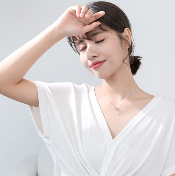 Monika Beauty Pageant Diamond crown clavicle chain