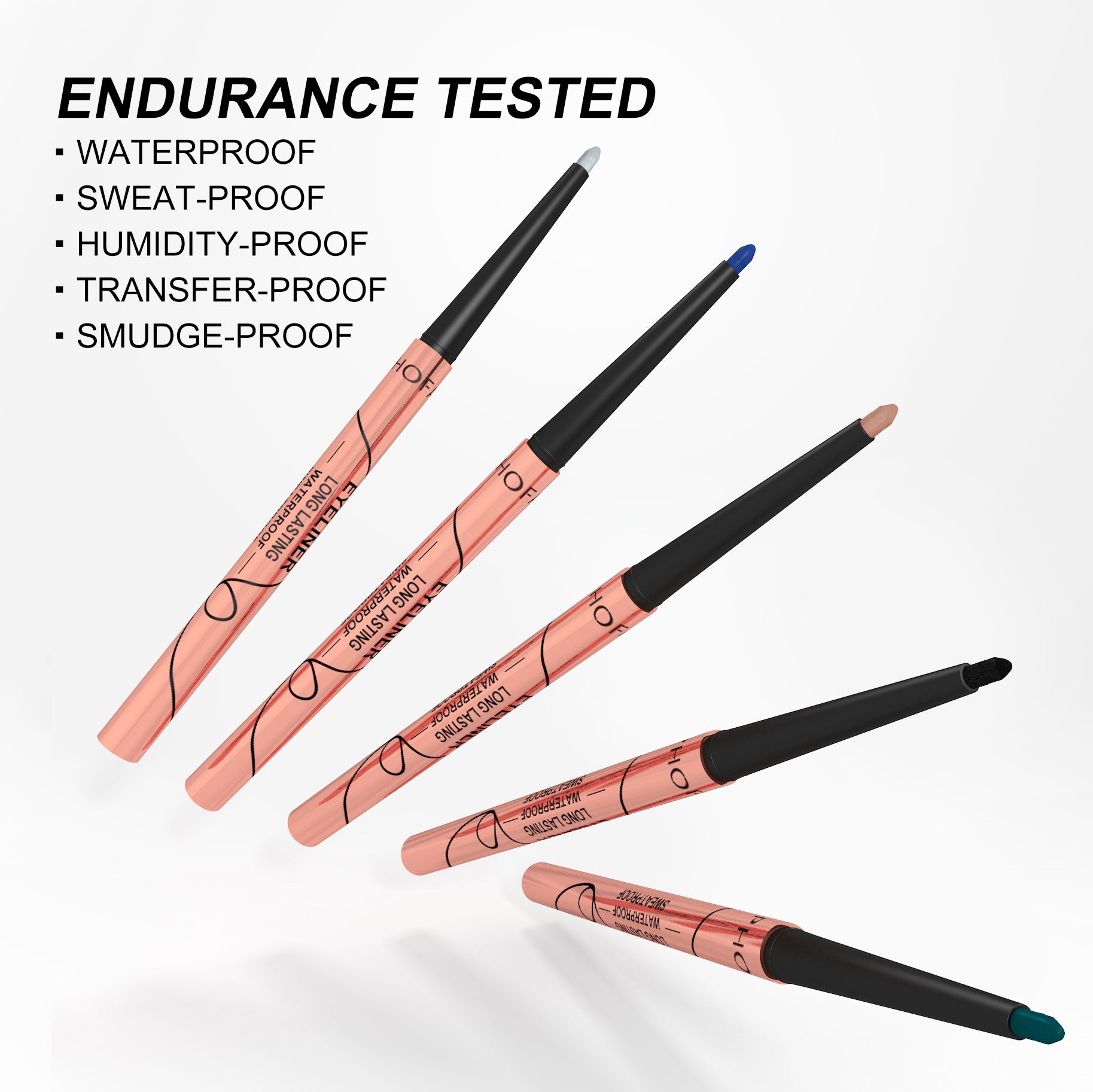 Monika Beauty Pageant PHOFAY Waterproof Colorful Eyeliner Set