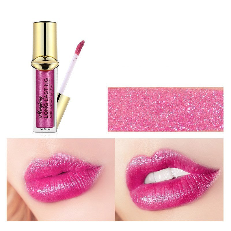 Monika Beauty Pageant Metallic Pearlescent Matte Lip Gloss