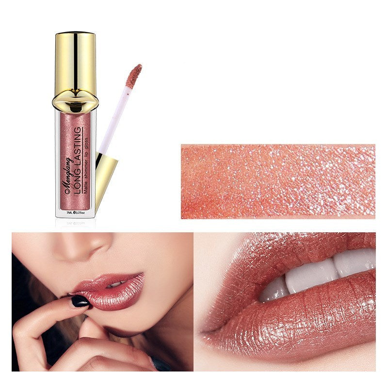 Monika Beauty Pageant Metallic Pearlescent Matte Lip Gloss