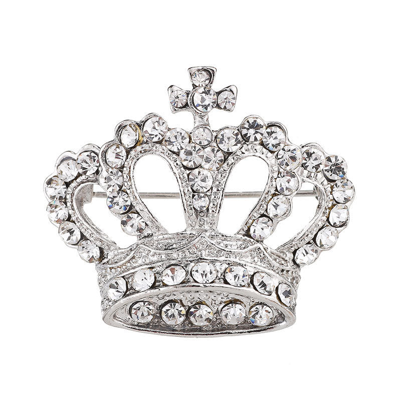 Monika Beauty Pageant Diamond Crown Brooch