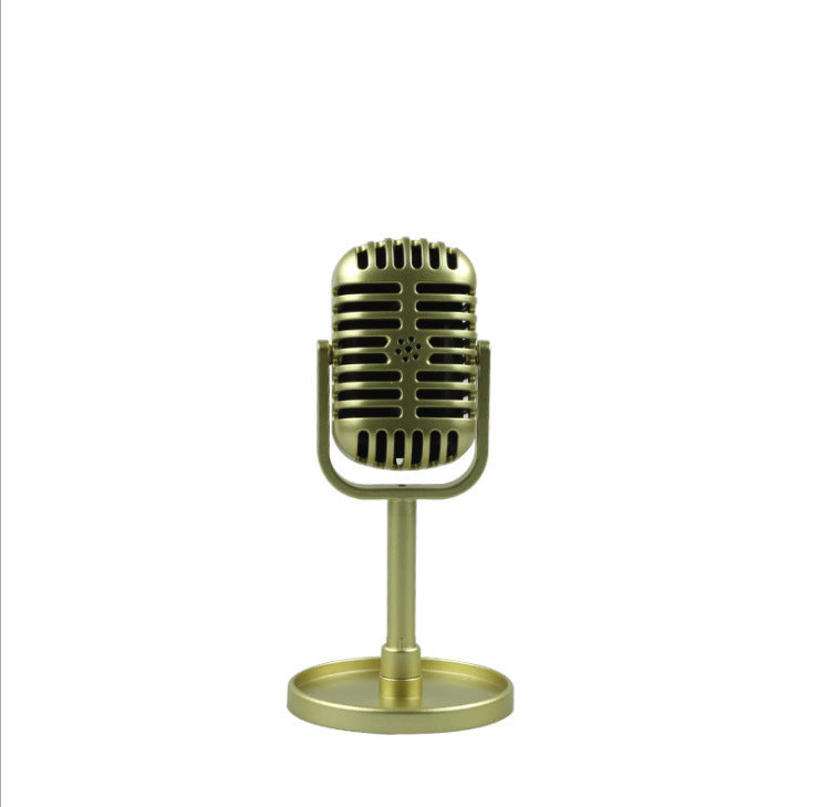 Monika Beauty Pageant Simulation Vintage Rretro Microphone Props