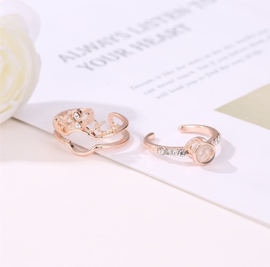 Monika Beauty Pageant Crown projection ring