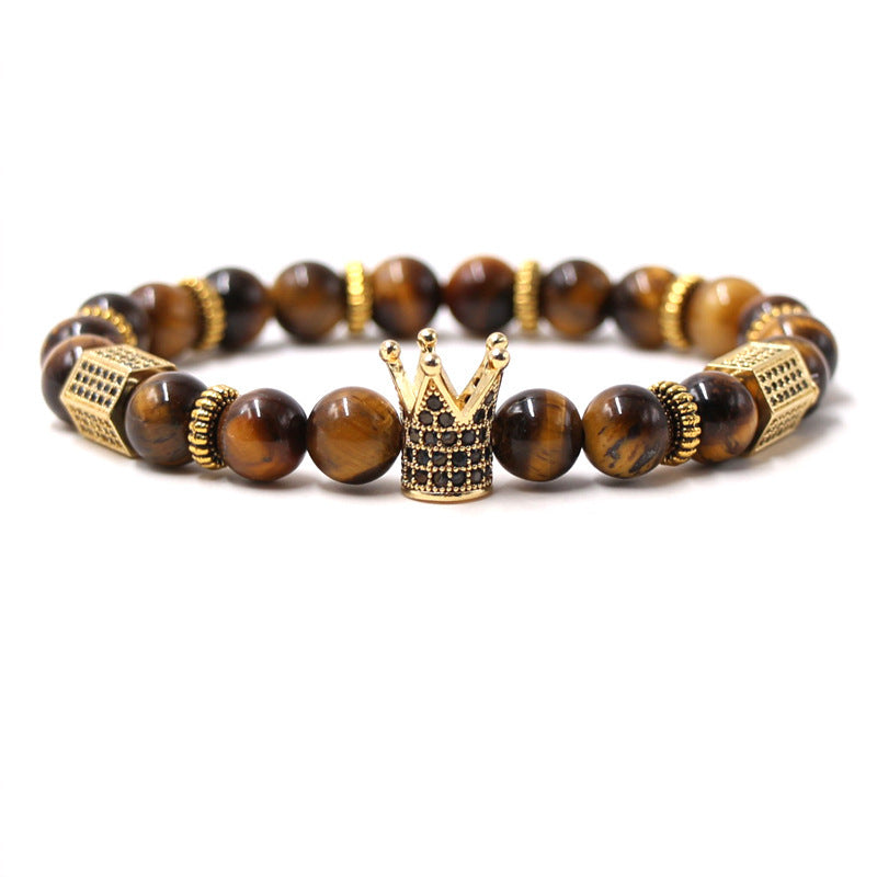 Monika Beauty Pageant Micro-set zircon crown bracelet