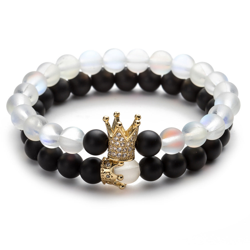 Monika Beauty Pageant Crown couple bracelet