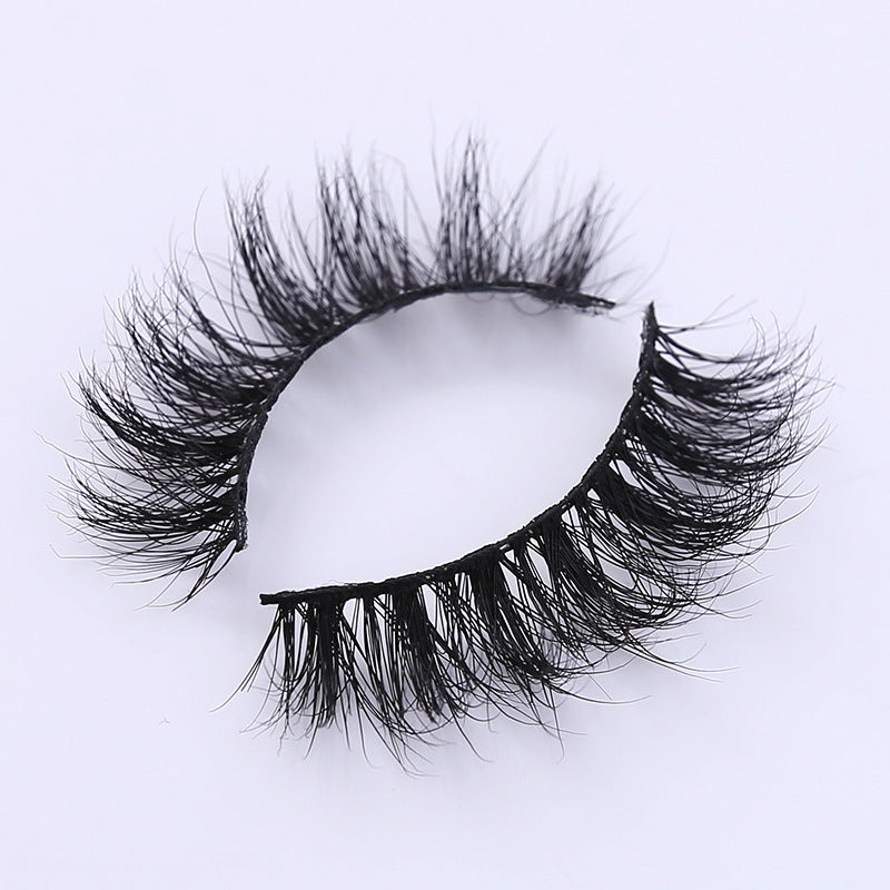 Monika Beauty Pageant Handmade 3D Mink Full Strip False Eyelashes - Family