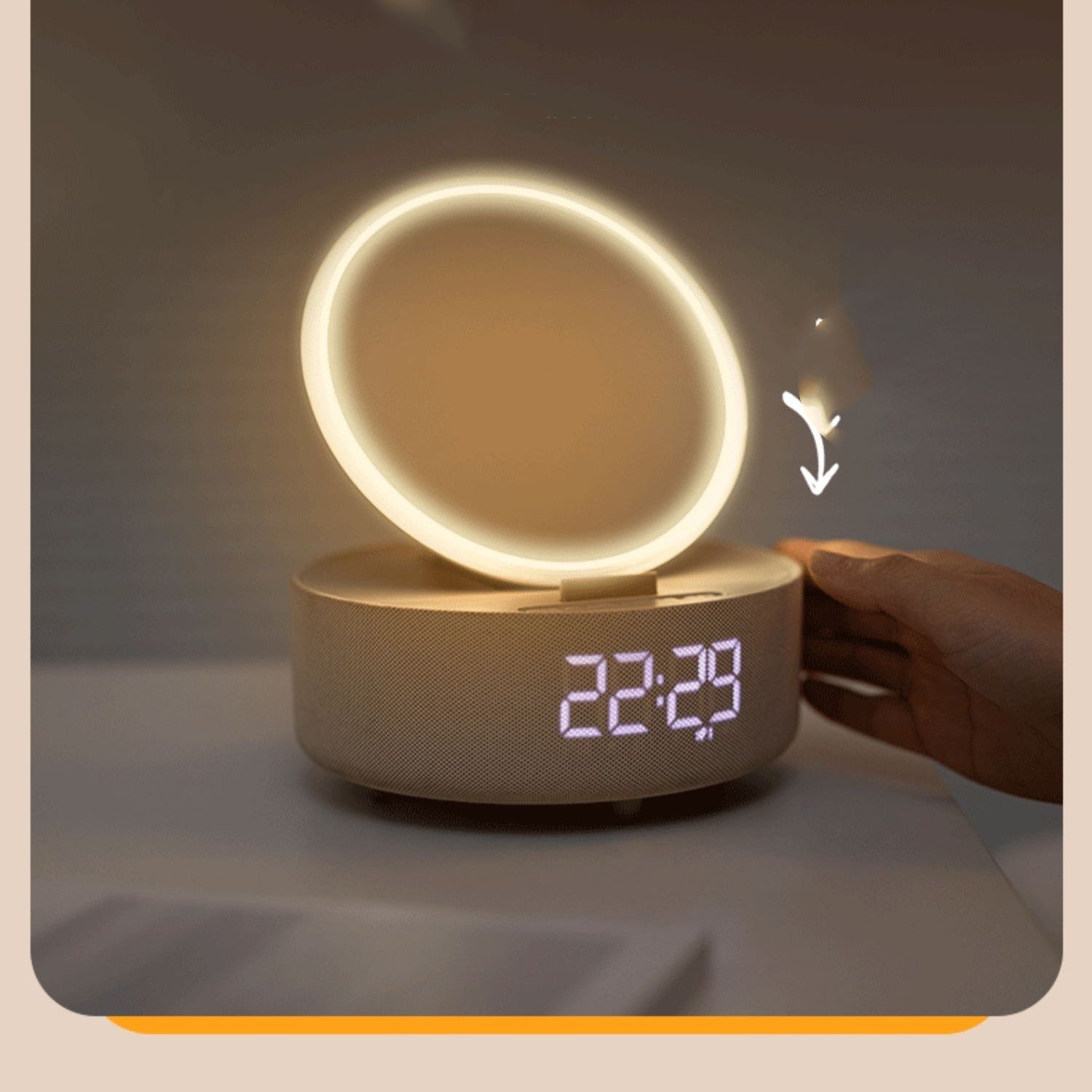 Monika Beauty Pageant Vertical Fast Charging Of Bedside Alarm Clock Wireless Charger