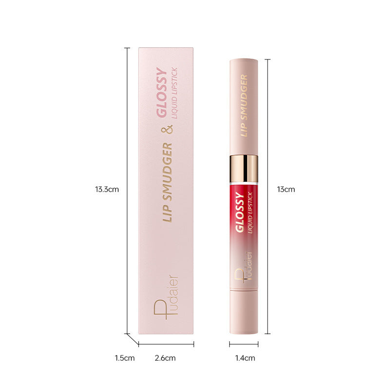Monika Beauty Pageant 10-color Double-headed Mouth Red Color Matte Finish Lip Gloss
