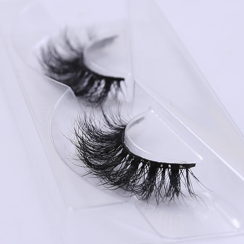 Monika Beauty Pageant Handmade 3D Mink Full Strip False Eyelashes - Family