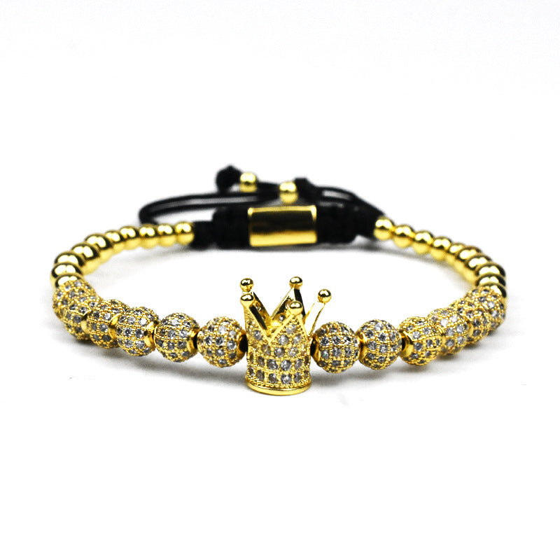 Monika Beauty Pageant Crown small triangle bracelet