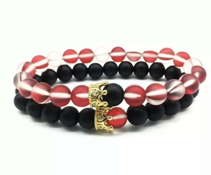 Monika Beauty Pageant Crown couple bracelet