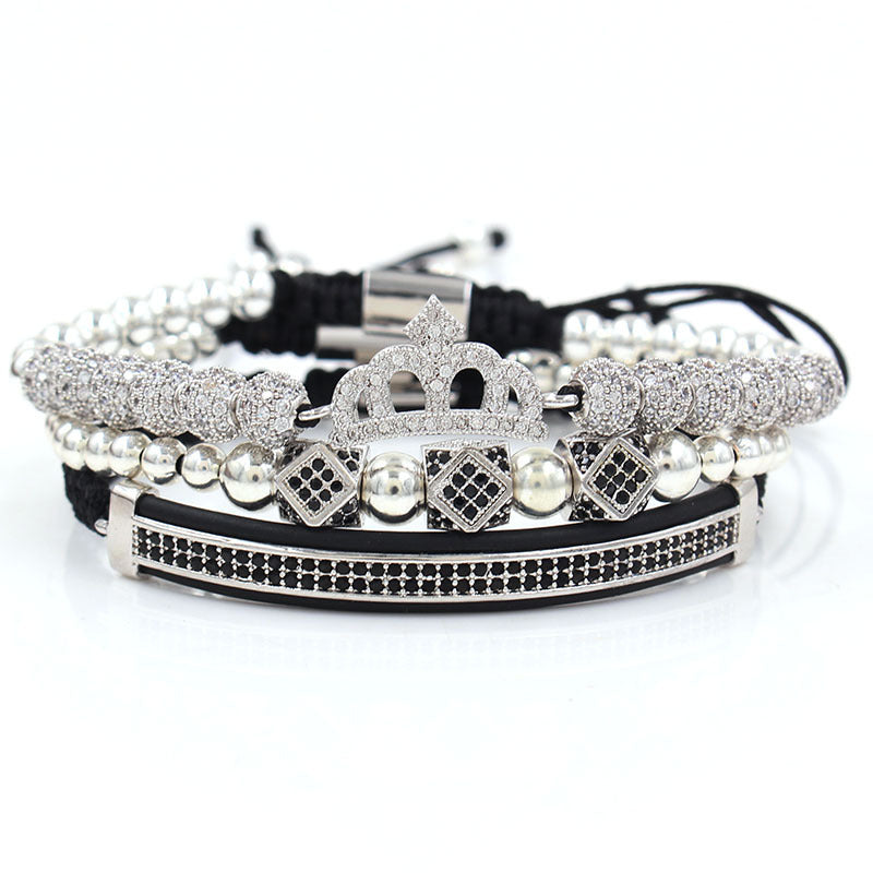 Monika Beauty Pageant Crown small triangle bracelet