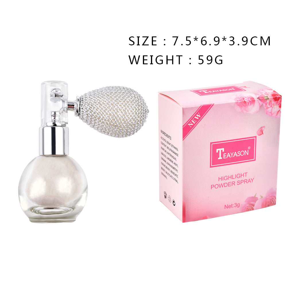 Monika Beauty Pageant Spray Brightening Glitter Powder Body Powder Highlighter