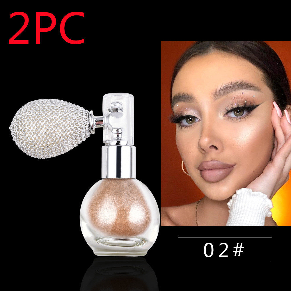 Monika Beauty Pageant Spray Brightening Glitter Powder Body Powder Highlighter