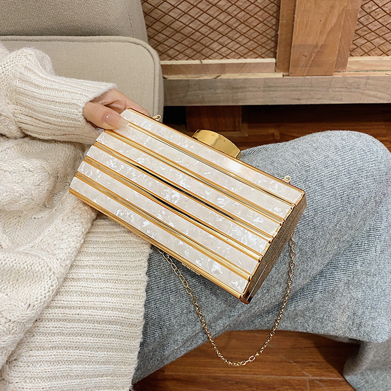 Monika Beauty Pageant Women's High-end Patch Acrylic Evening Bag